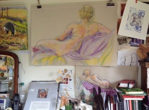 A glimpse inside my studio